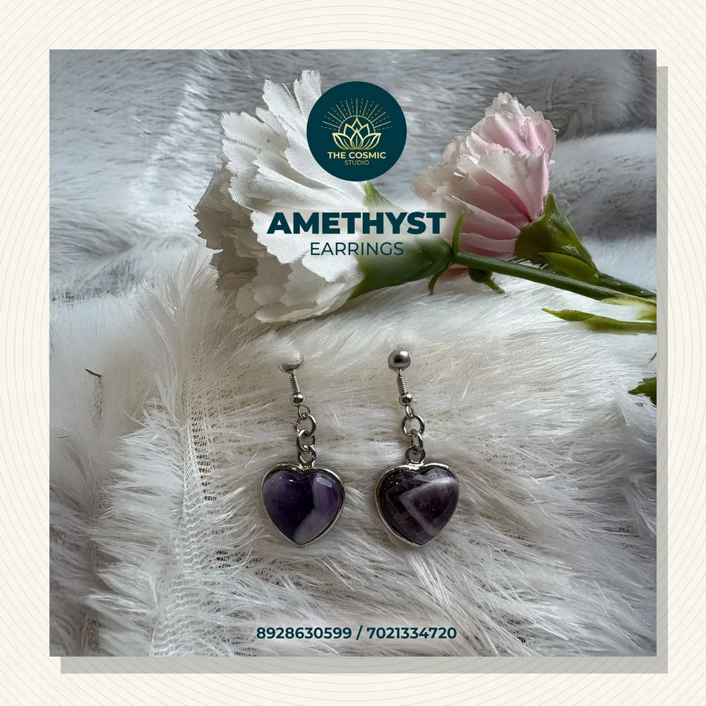 Amethyst Hanging Earrings