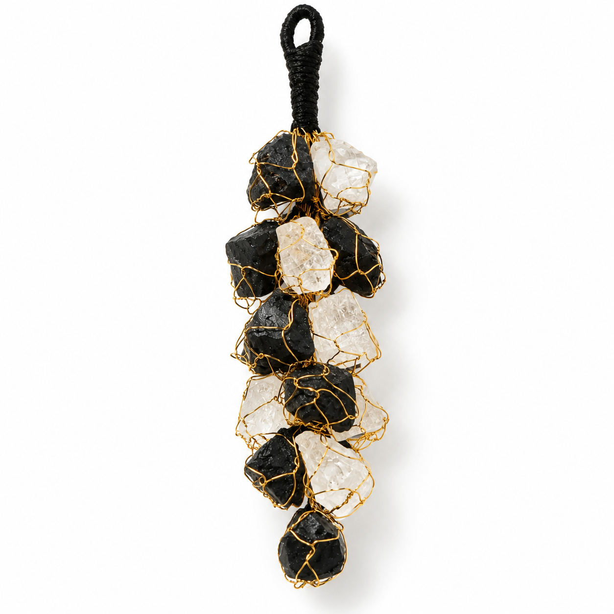Black Tourmaline & Selenite Wall Hanging preview