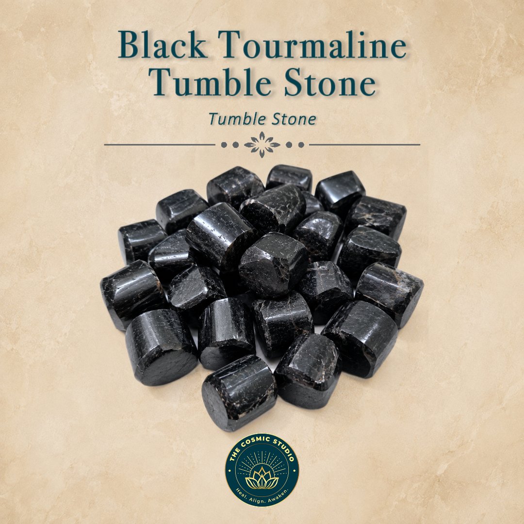 Black Tourmaline Tumble Stone