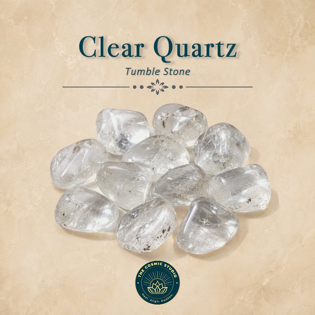 Clear Quartz Tumble Stone